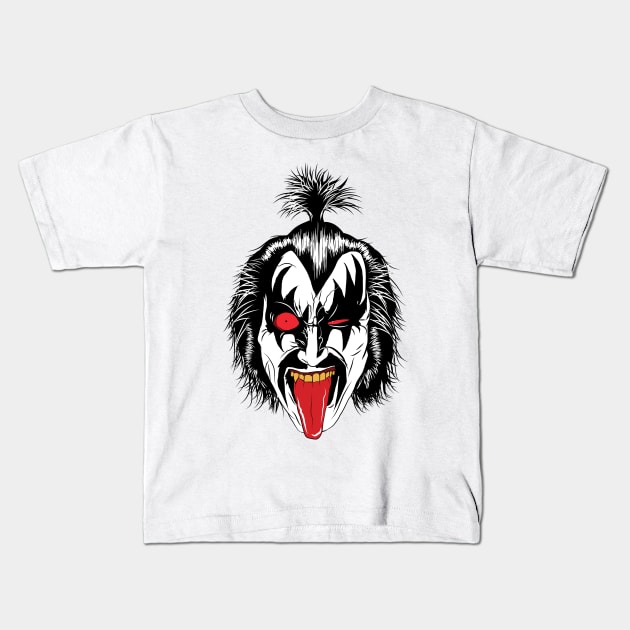 Lobo Kiss Kids T-Shirt by crizdesigner